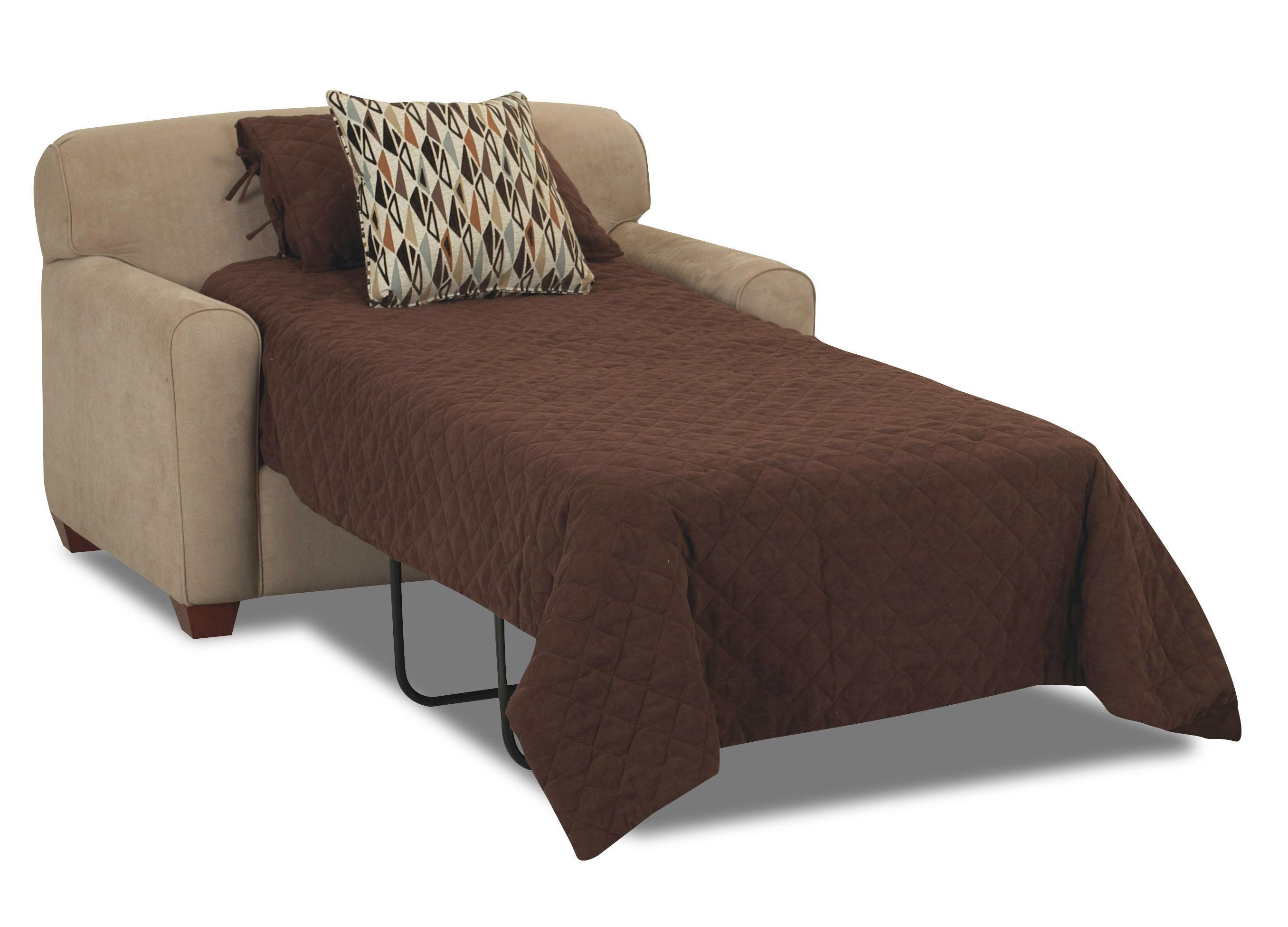 Klaussner Zuma Contemporary Sleeper Chair with Innerspring Mattress